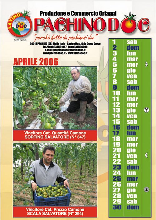 Calendario 2006